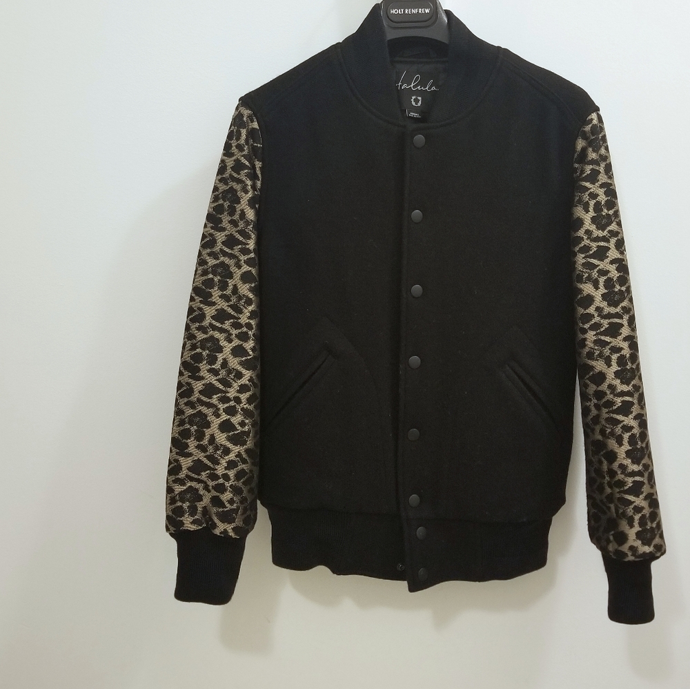 Talula Wool Blend Bomber Jacket